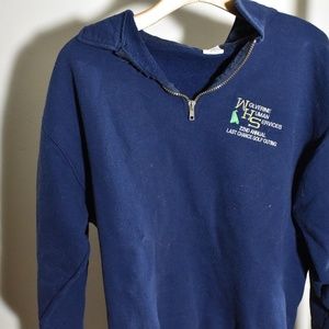 Vintage sweatshirt and raincoat